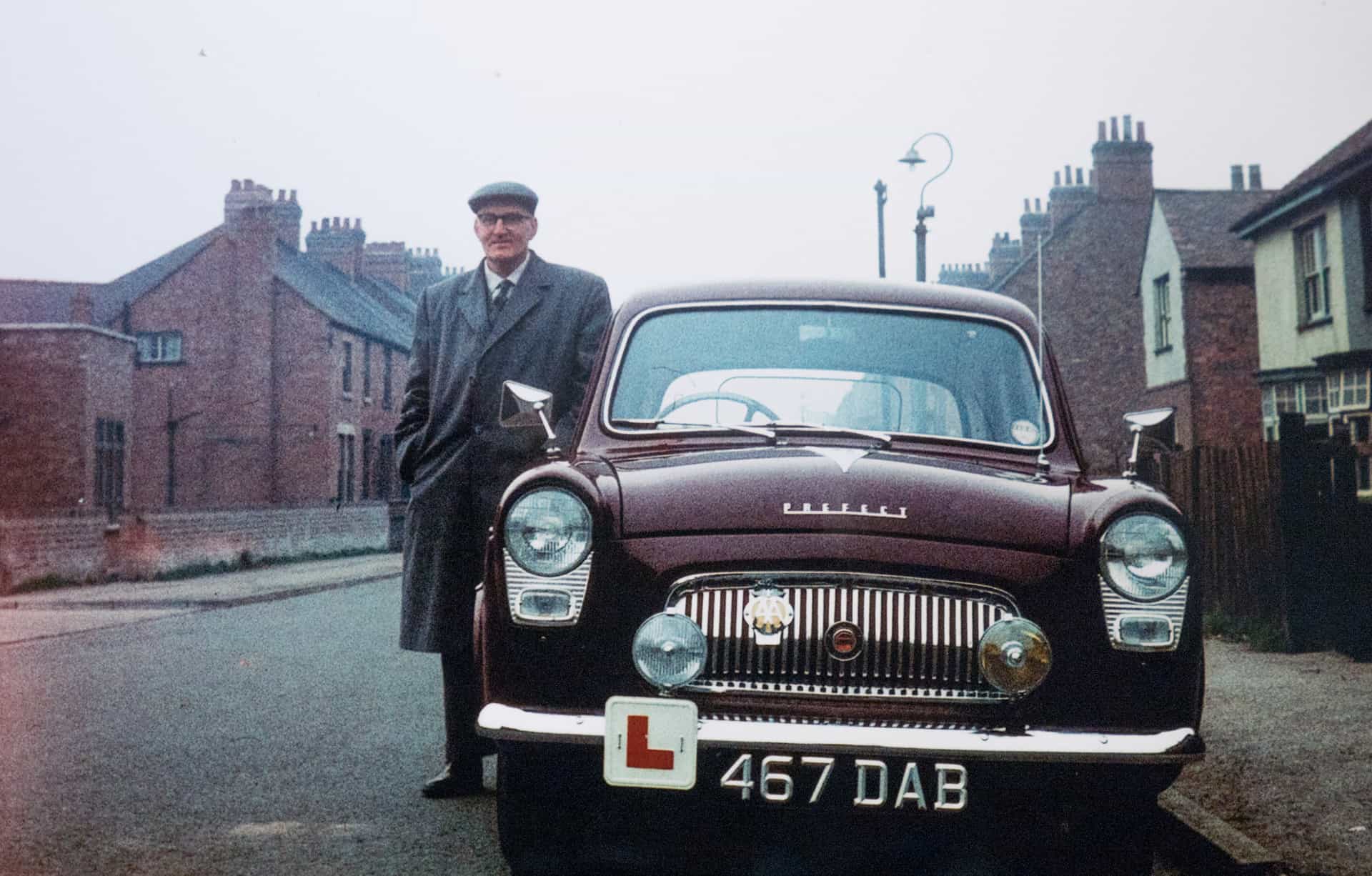 Will and his car, 1963 