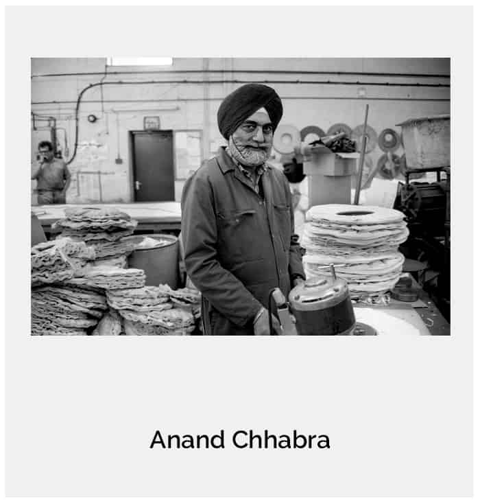 From the series 'Punjabi Workers' : Tarsem Singh Sembhi , Wolverhampton c1992.