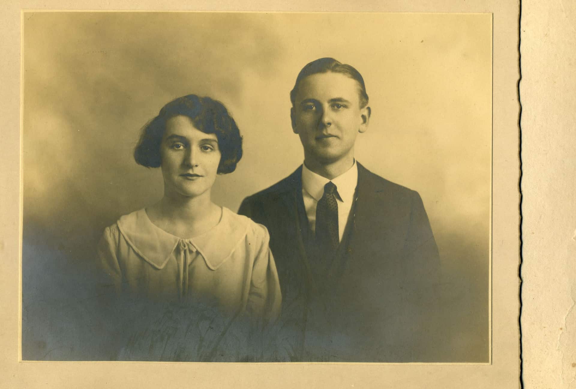 Charles Edward and Marjorie Potts, 1927