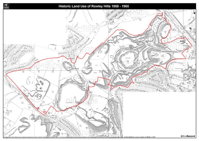 19581965 Map of Rowley hills Living Memory